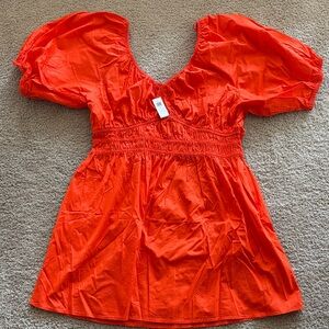 Old Navy Women's Orange Dress